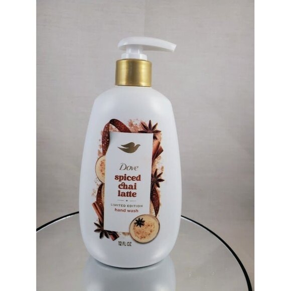 Dove Spiced Chai Latte Hand Wash 12 Fl Oz Limited Edition Moisturizing Formula - Picture 1 of 2